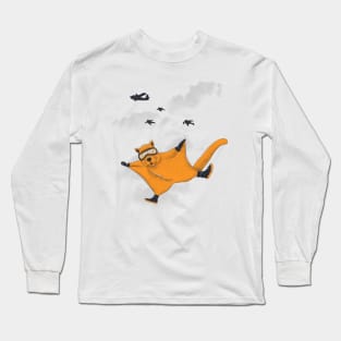 Flying Squirrel Suit Long Sleeve T-Shirt